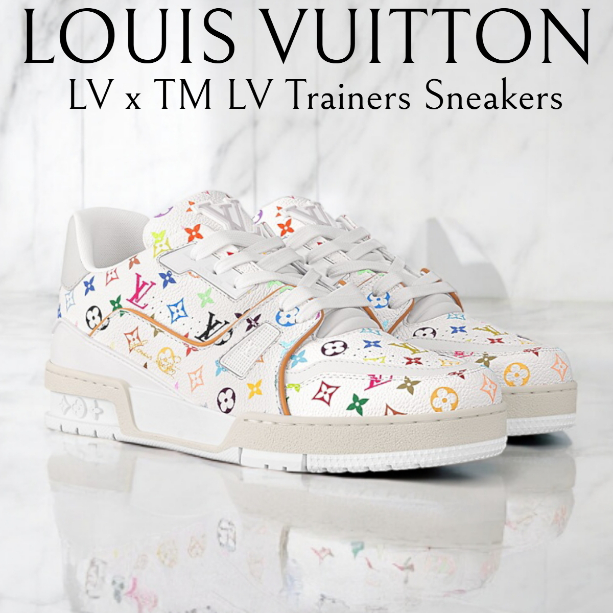 【25SS/注目コラボ★】LV × TM LV トレイナー スニーカー