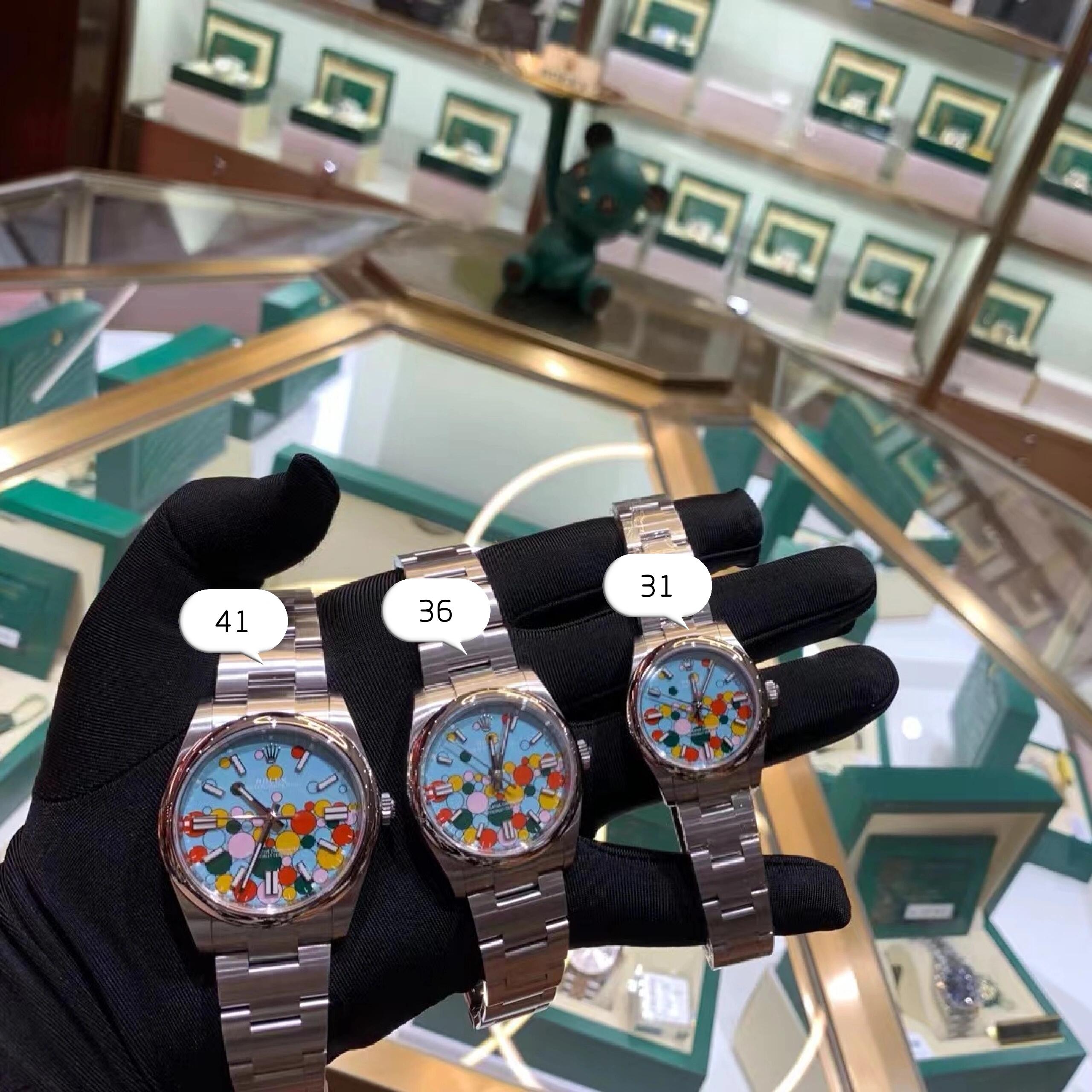 ロレックス（ROLEX）オイスターパーペチュアル「セレブレーションモチーフダイアル」 41mm  36mm  31mm