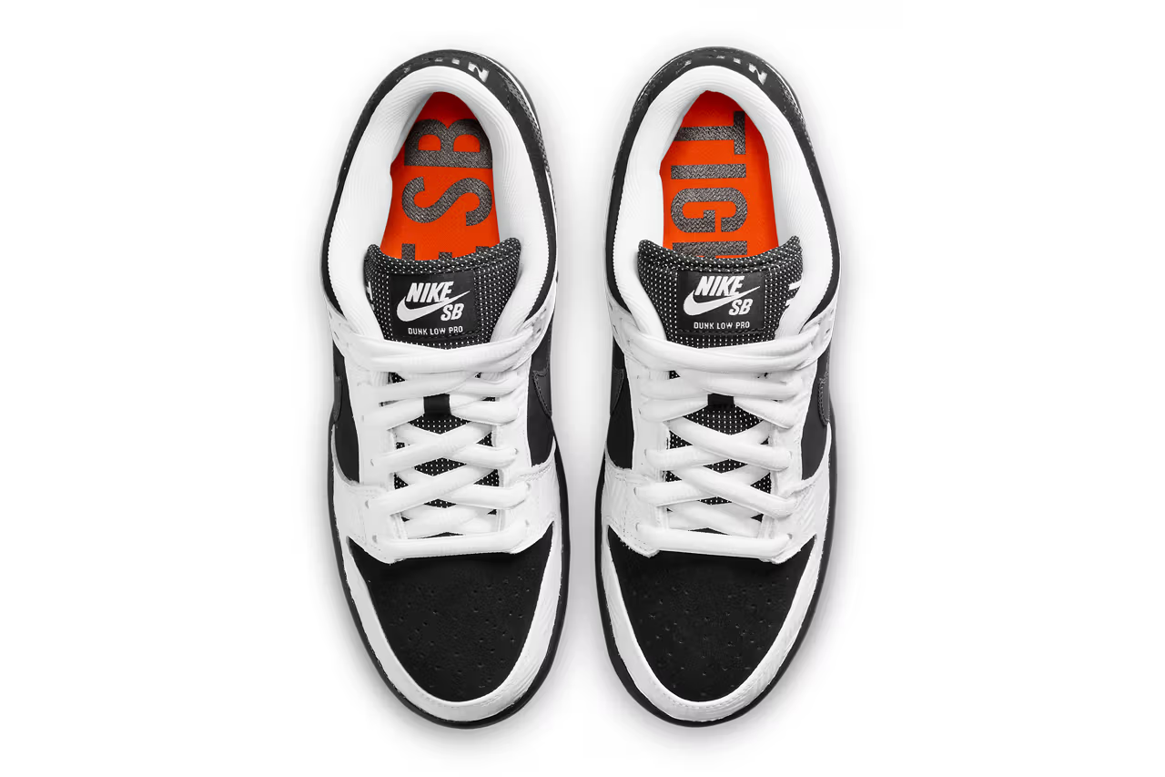 TIGHTBOOTH × Nike SB Dunk Low "White/Black"