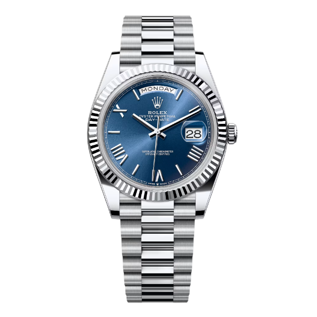 デイデイト 40 | オイスター、40 mm、プラチナ  リファレンス 228236-0007