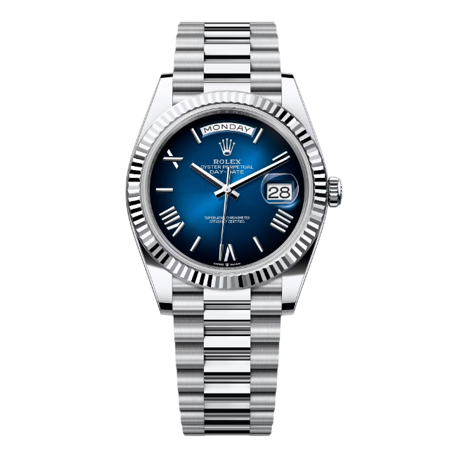 デイデイト 40 | オイスター、40 mm、プラチナ  リファレンス 228236-0024