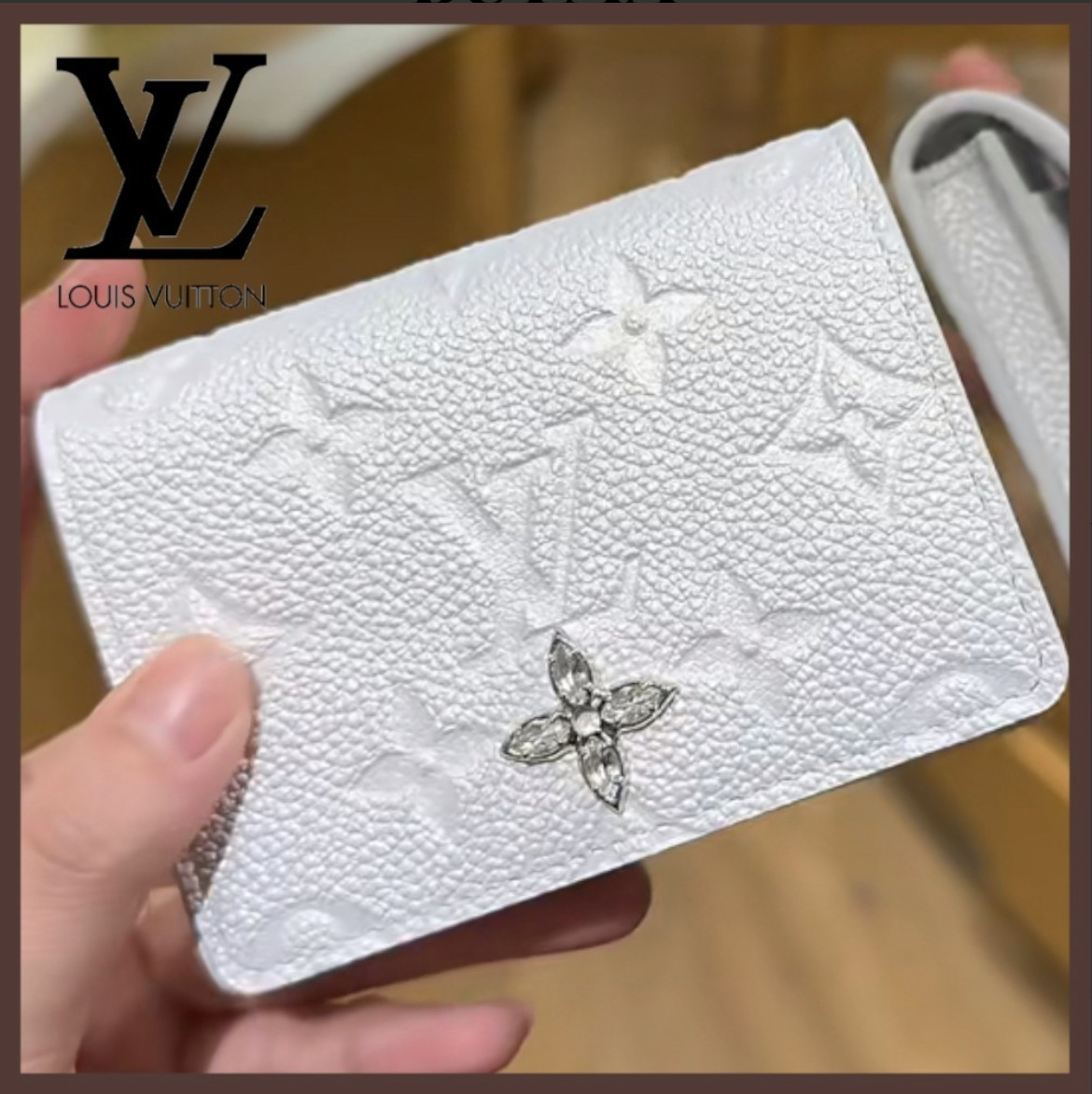 【高級感溢れる】Louis Vuitton（ルイヴィトン）カルト ドゥ ヴィジット 財布　M12177