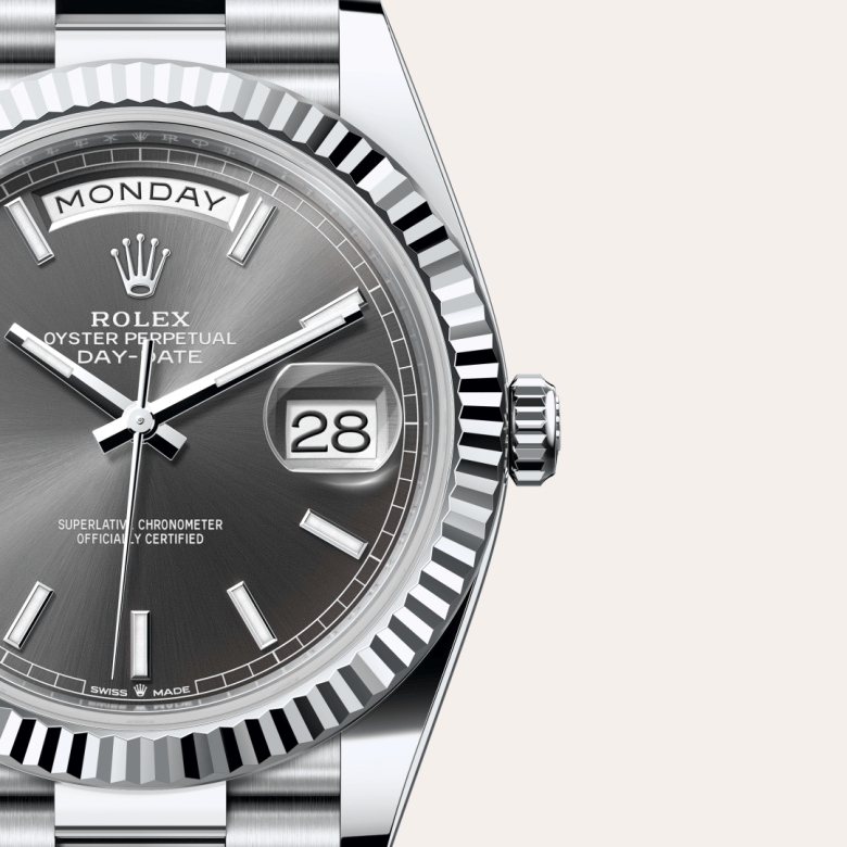 デイデイト 40 | オイスター、40 mm、プラチナ  リファレンス 228236-0013