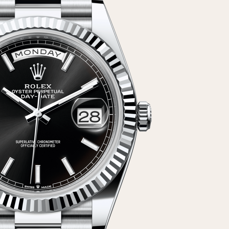 デイデイト 40 | オイスター、40 mm、プラチナ  リファレンス 228236-0003