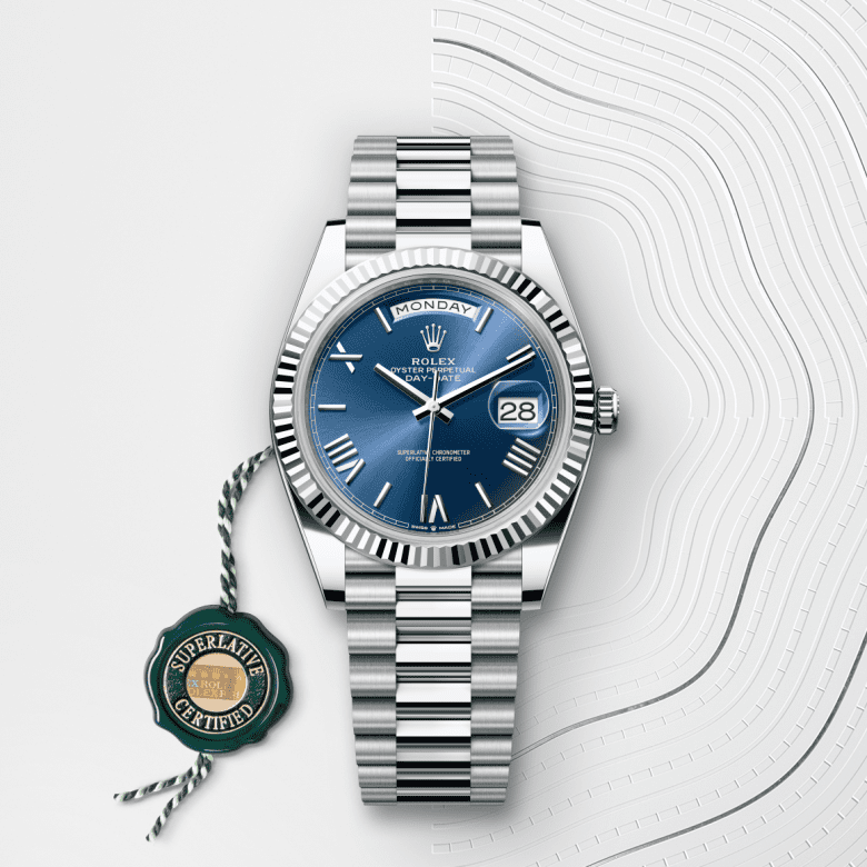 デイデイト 40 | オイスター、40 mm、プラチナ  リファレンス 228236-0007