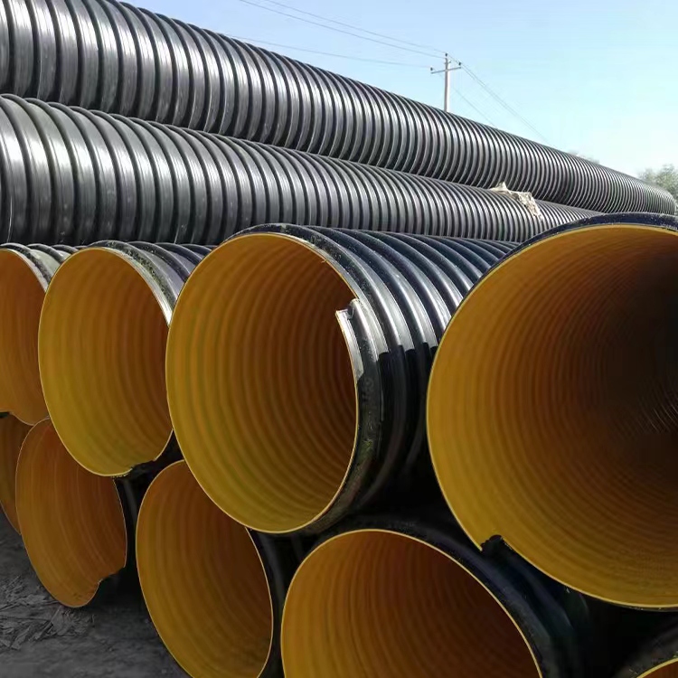 HDPE steel tape pipe