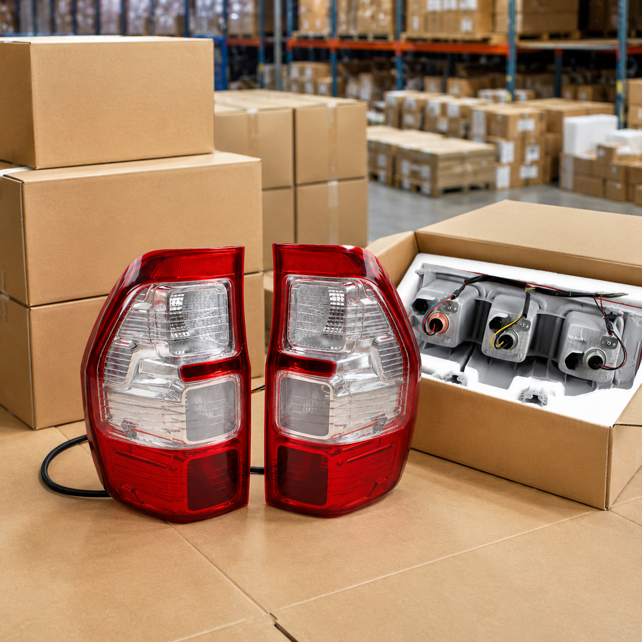 LED Tail Light Assembly for Ford Ranger T6 2015 Pickup Truck Replacement Parts