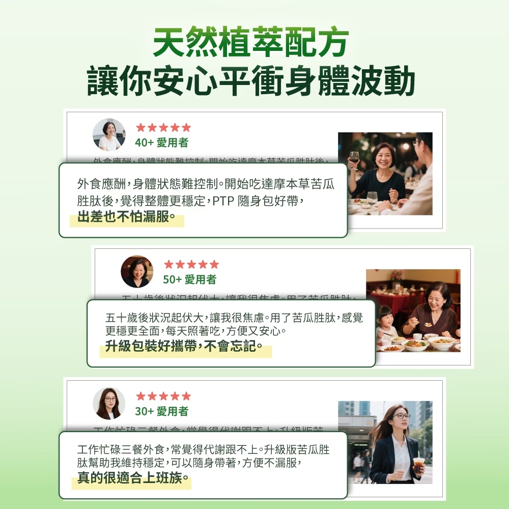 達摩本草專利山苦瓜胜肽植物膠囊 90顆 苦瓜權威醣類代謝專科 補元商城