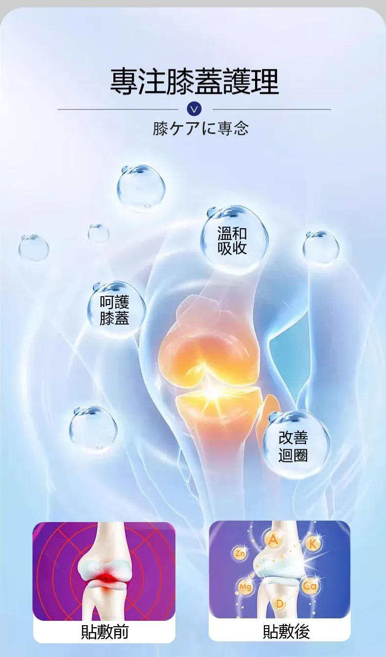 馬寺驗方 半月板專用貼 6貼裝 日本草本配方   