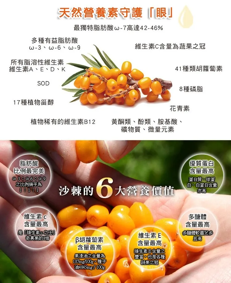 來自西伯利亞純榨沙棘籽油 俄羅斯天然野生沙棘果萃取 補元商城