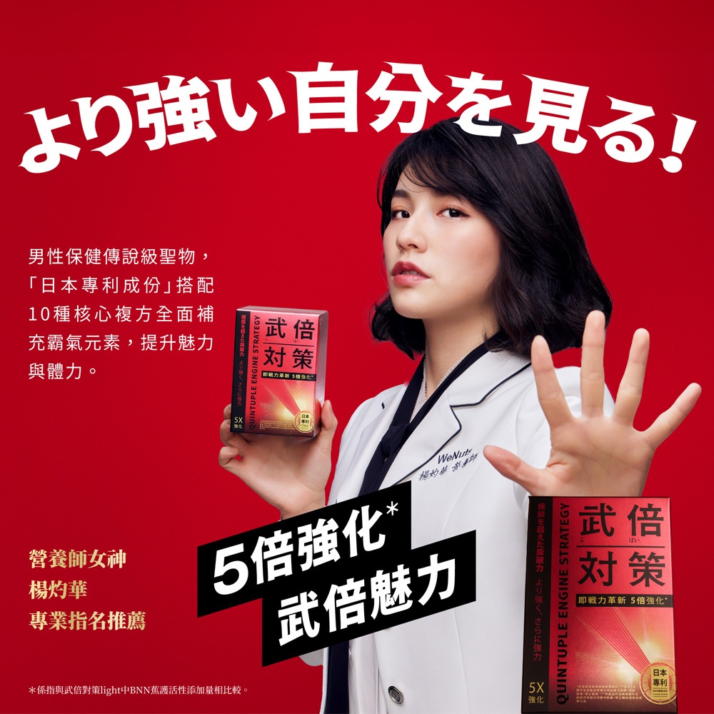 Product image 贈【火星生技】武倍對策隨身包 日本專利BNN蕉護活性 L-左旋精胺酸 NO 一氧化氮 透納葉 葫蘆巴 南非醉茄 酵母鋅 1