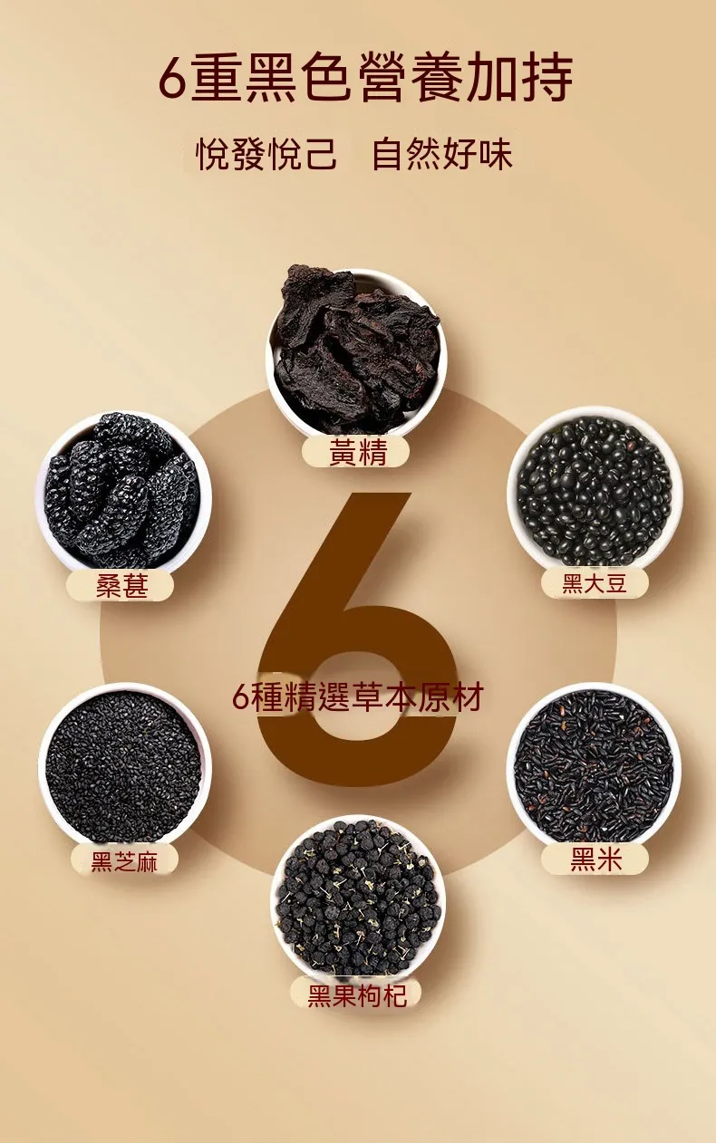 黃精五黑膏