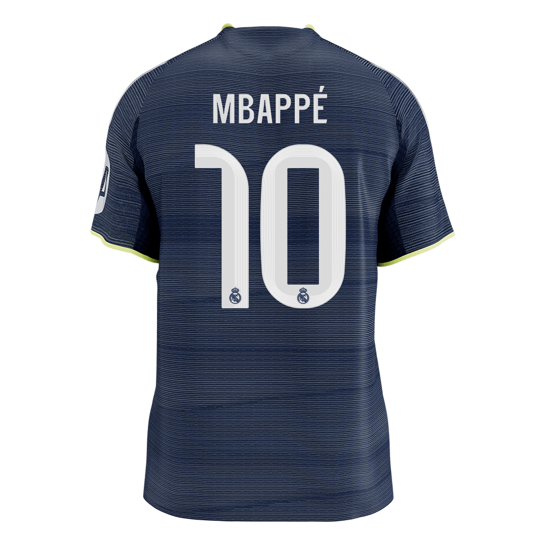 MBAPPÉ #10 Real Madrid Mens Away Soccer Jersey 2025/26 Navy - Player Version [PREMIUM]