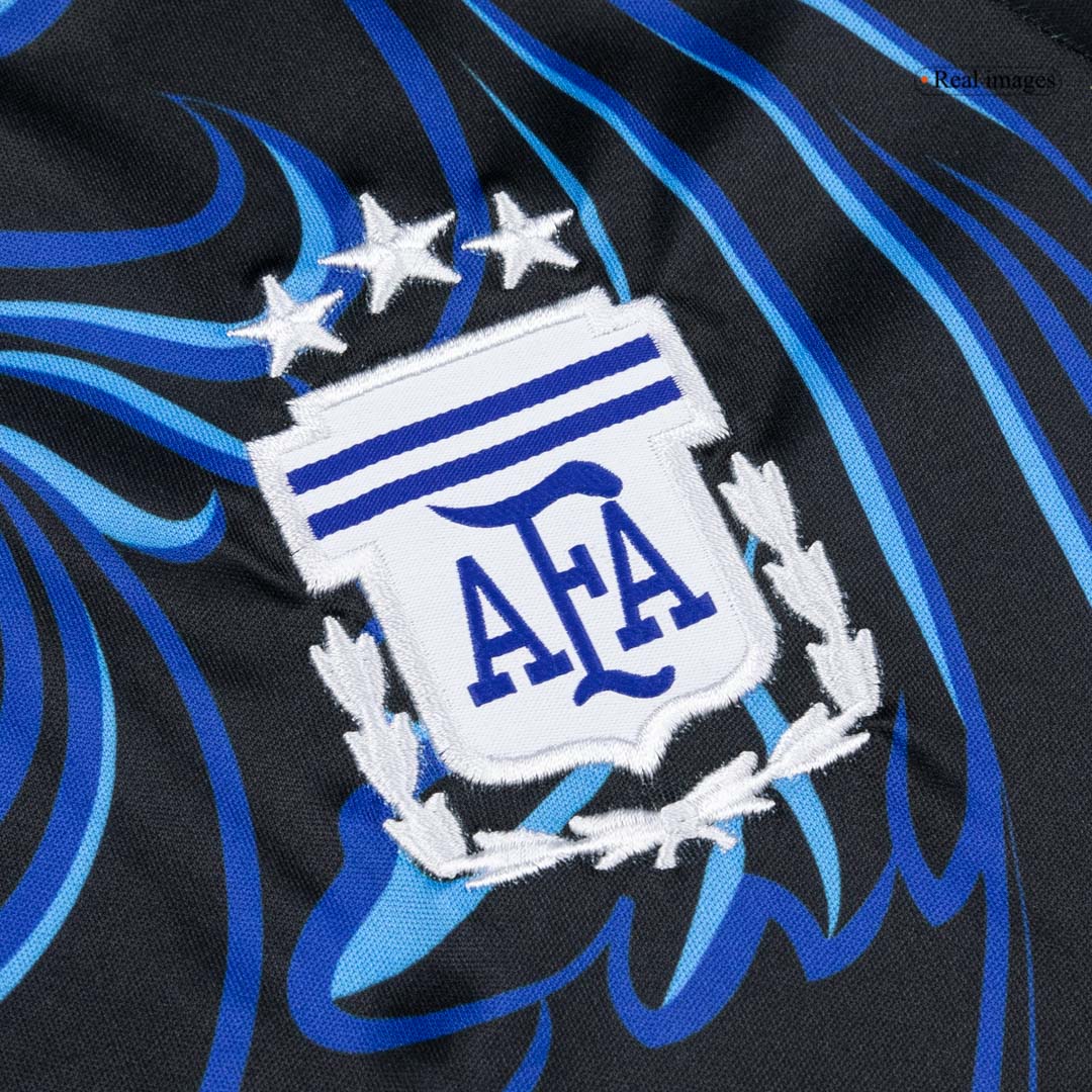 Argentina Womens Away Soccer Jersey World Cup 2026 Black