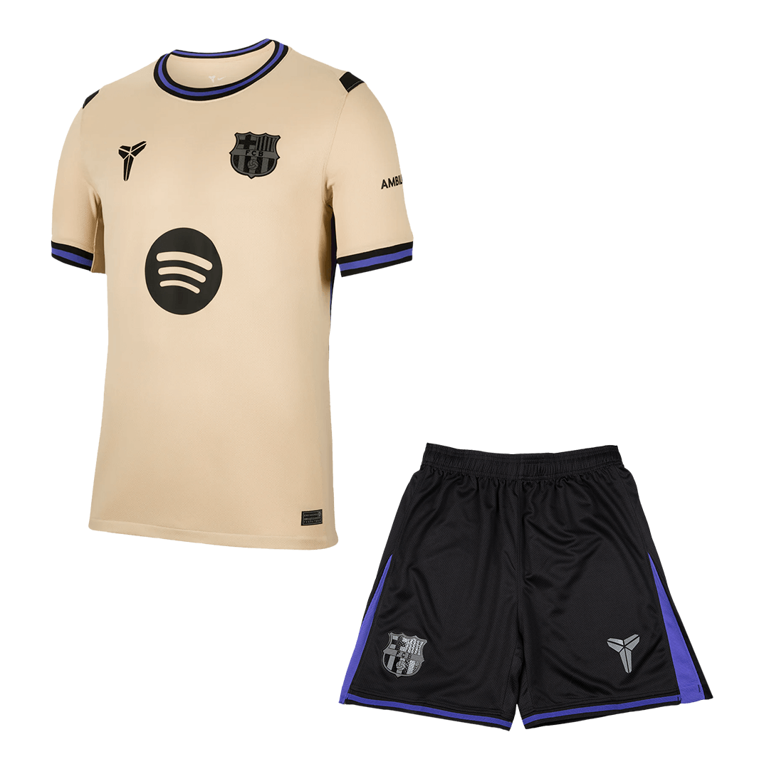 Barcelona Mens Away Soccer Kit 2025/26 Yellow&Black