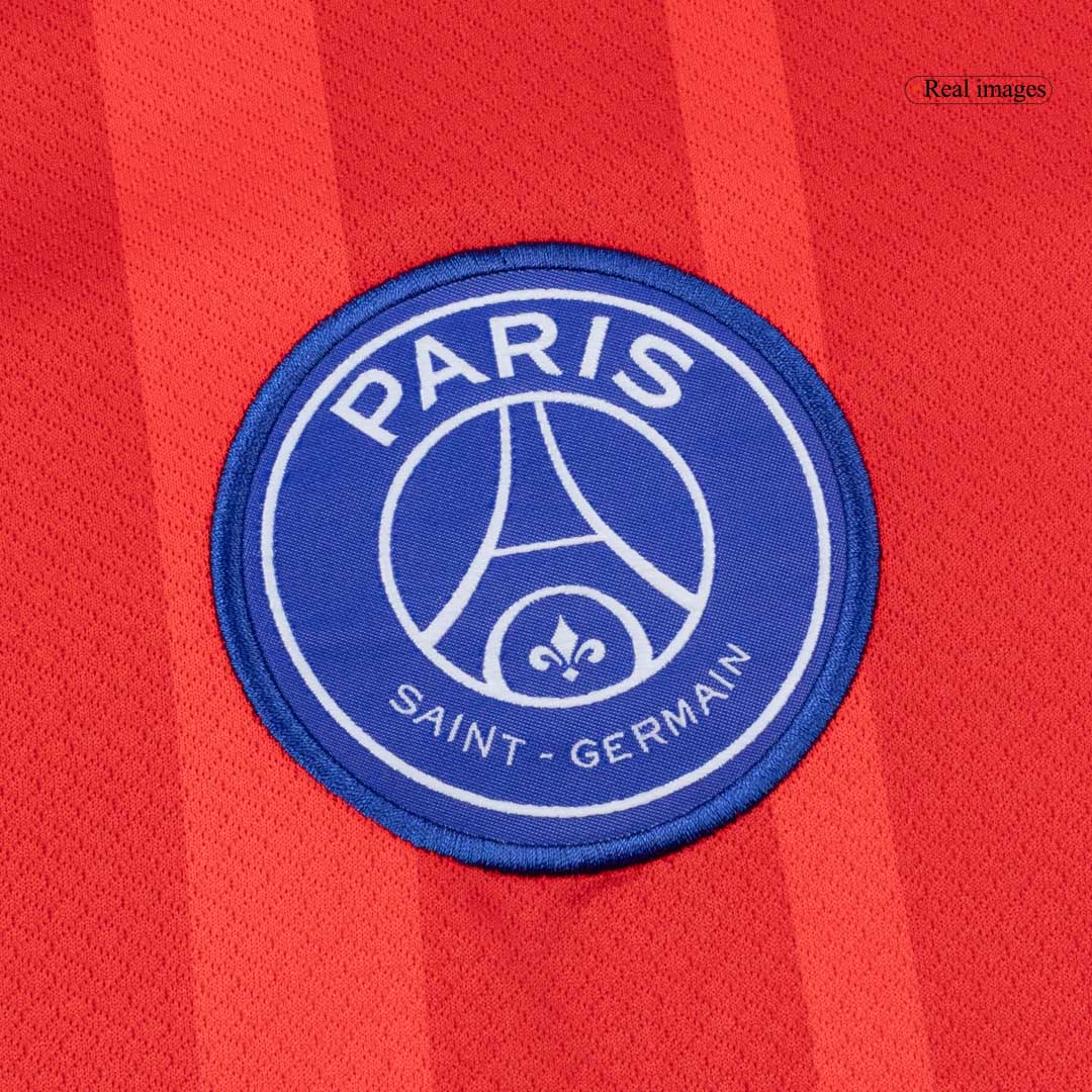 HAKIMI #2 PSG Mens Third Away Soccer Jersey 2025/26 Red