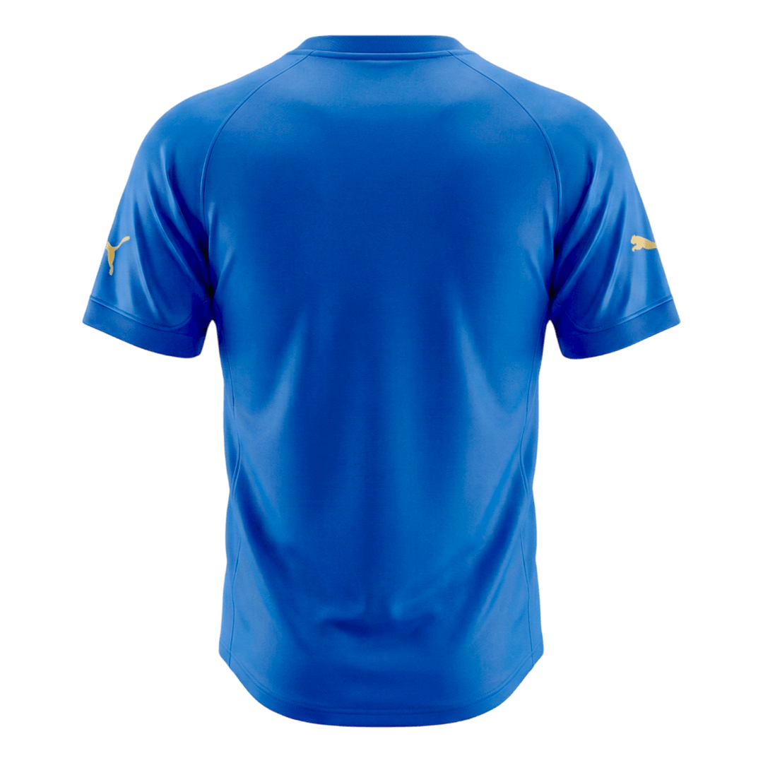 Retro Italy Mens Home Soccer Jersey 2004 Blue