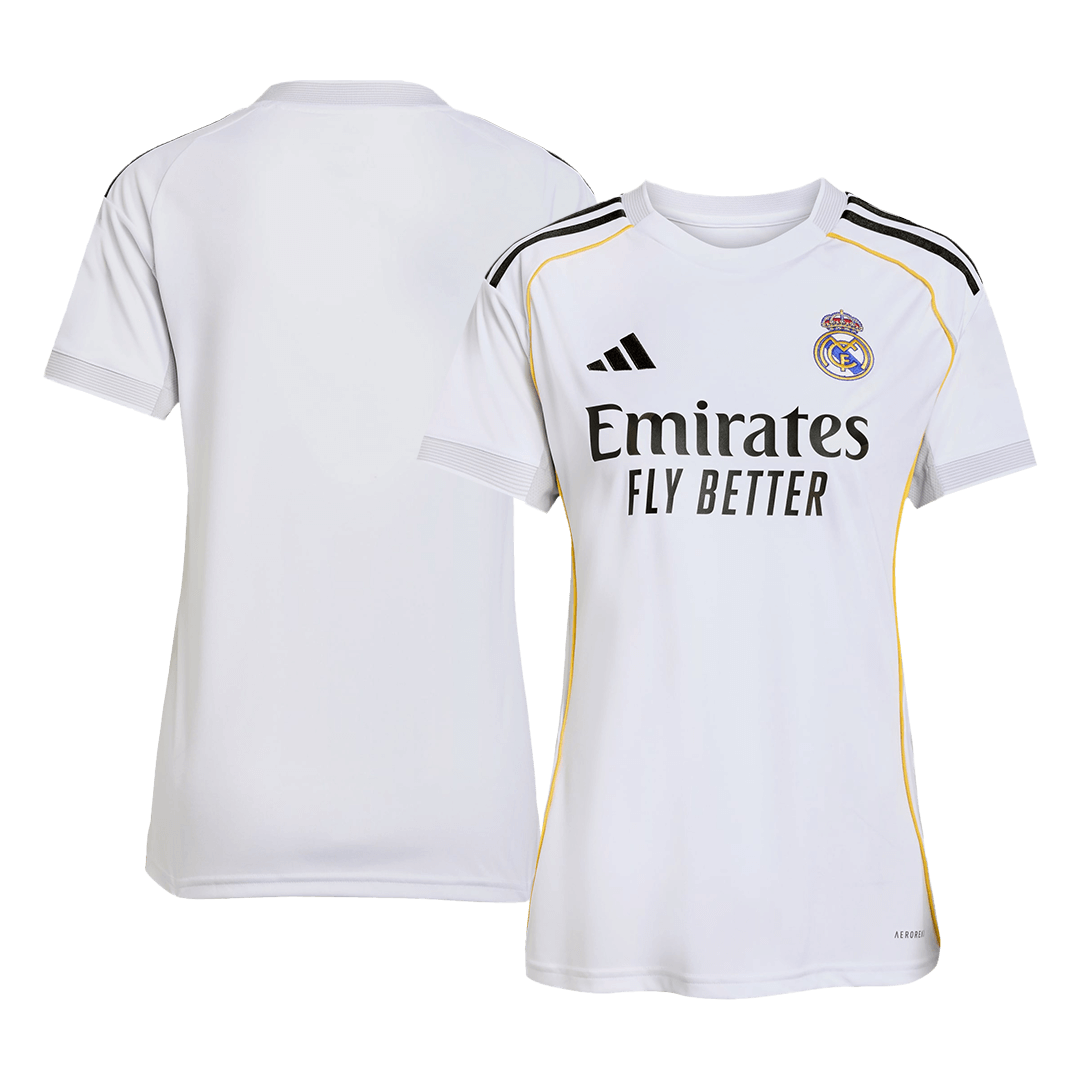 Real Madrid Womens Home Soccer Jersey 2025/26 White