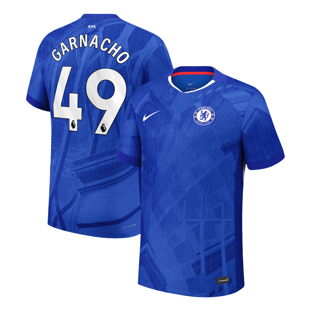 GARNACHO #49 Chelsea Mens Home Soccer Jersey 2025/26 Blue - Player Version