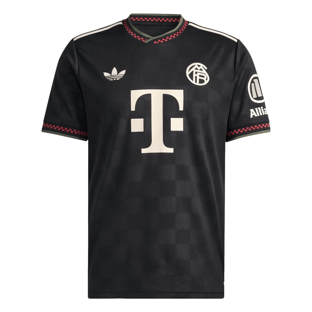 Bayern Munich Mens Third Away Soccer Jersey 2025/26 Black