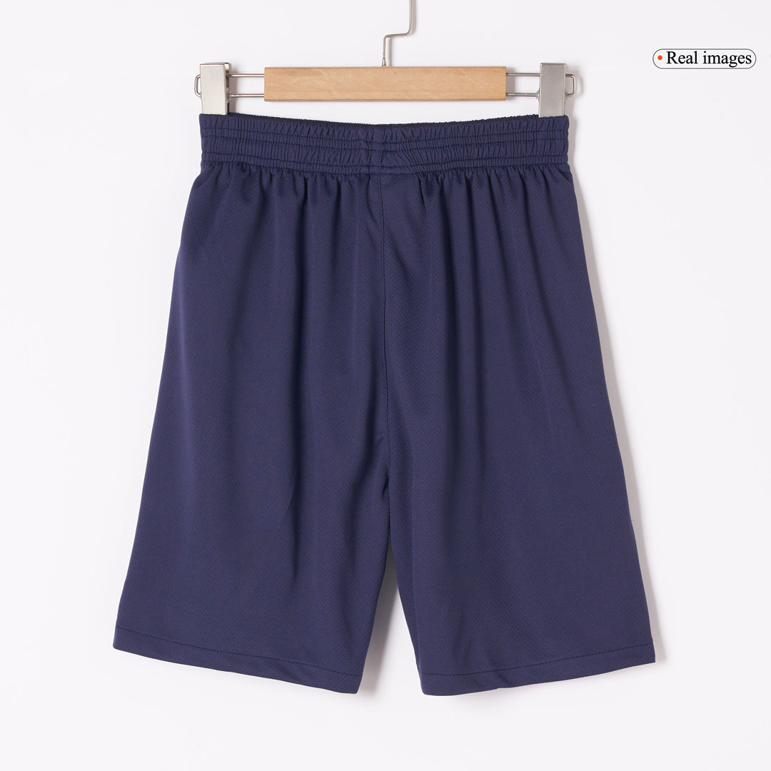 Barcelona Mens Pre-Match Soccer Shorts 2025/26 Navy