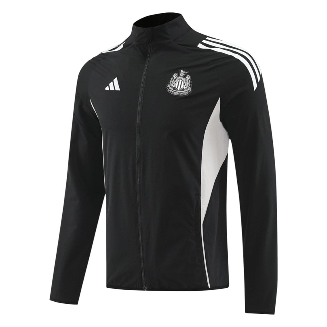 Newcastle United Mens Windbreaker Jacket 2025/26 Black