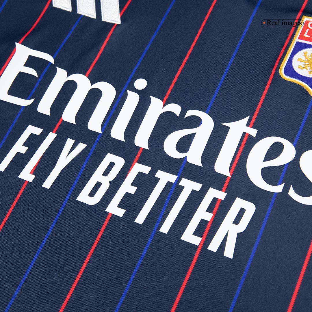 Olympique Lyonnais Mens Away Soccer Jersey 2025/26 Navy