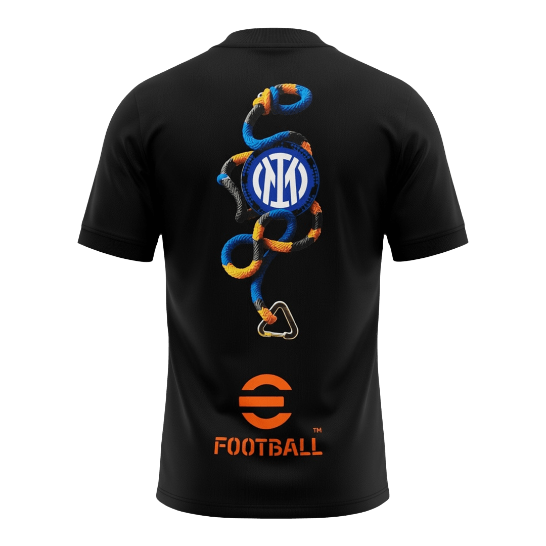 Inter Milan Mens Pre-Match Soccer Jersey 2025/26 Black