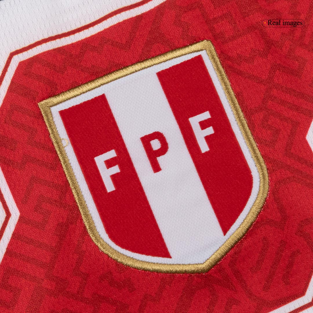 Peru Mens Home Soccer Jersey World Cup 2026 White