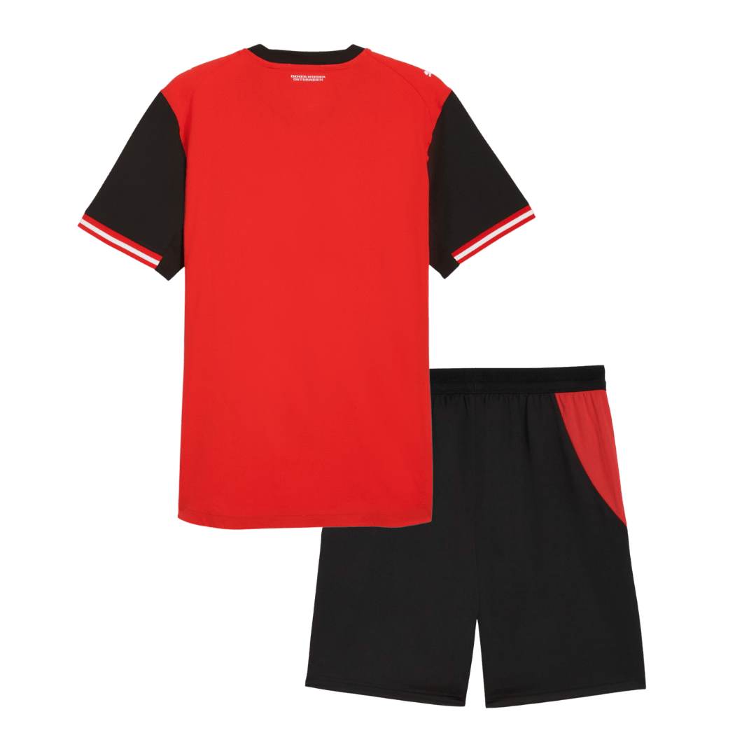 Austria Kids Home Soccer Kit World Cup 2026 Red