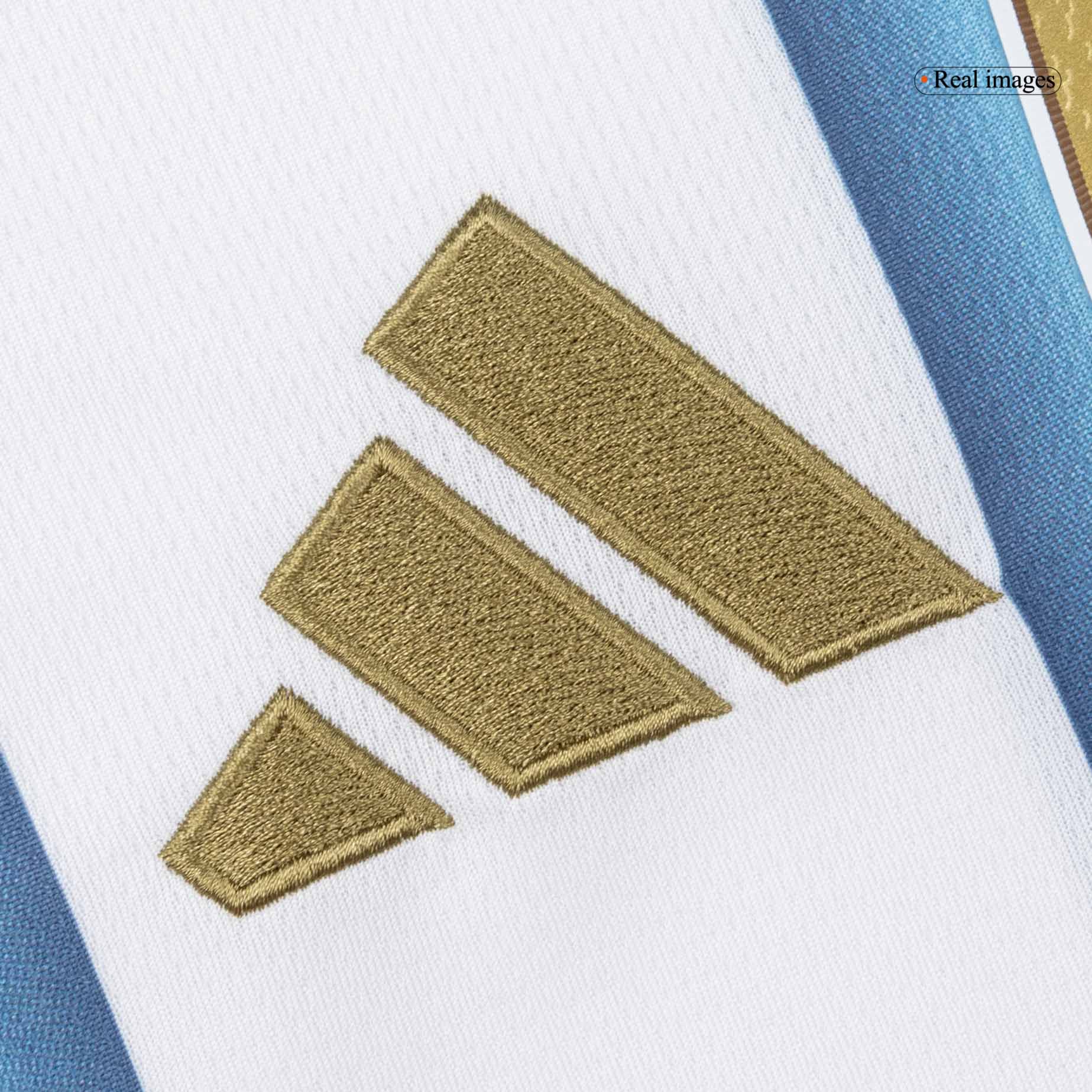 Argentina Mens Home Long Sleeve Soccer Jersey World Cup 2026 Blue&White