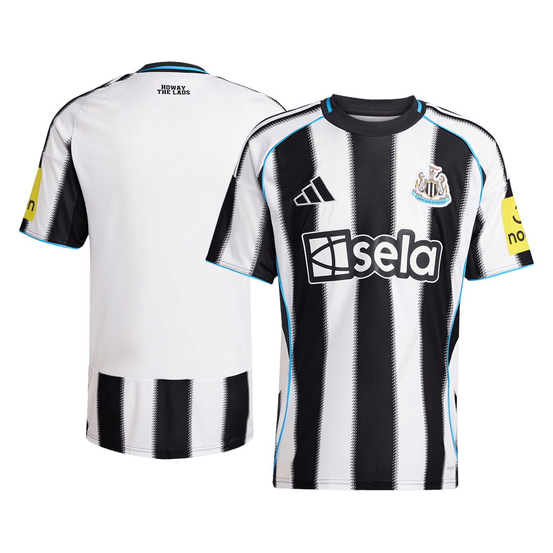 Newcastle United Mens Home Soccer Jersey 2025/26 Black&White
