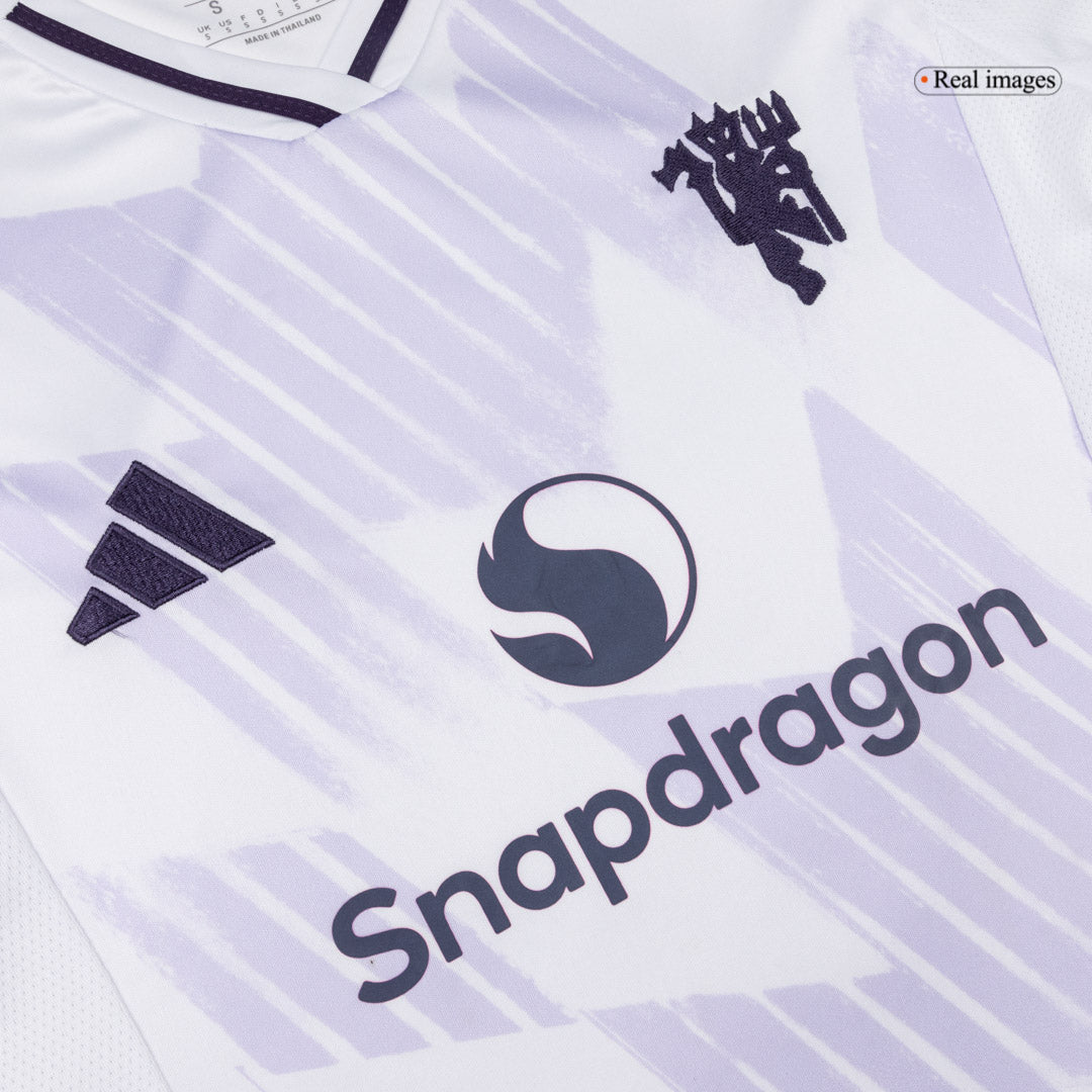 Manchester United Womens Away Soccer Jersey 2025/26 White