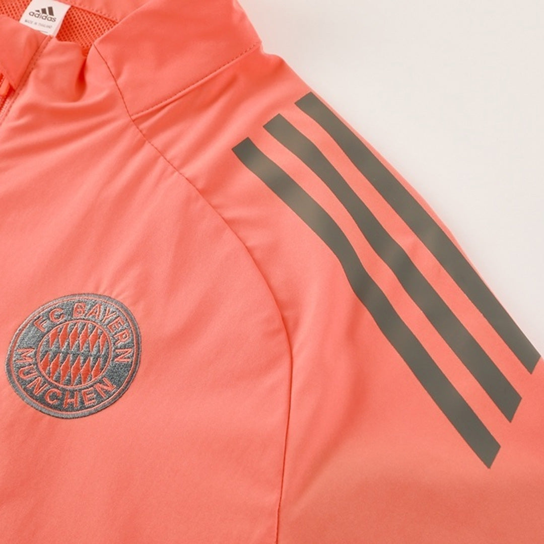 Bayern Munich Mens Windbreaker Jacket 2025/26 Orange