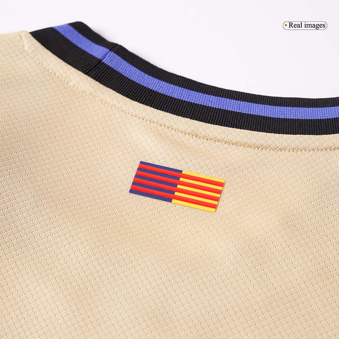 Barcelona Mens Away Soccer Jersey 2025/26 Yellow