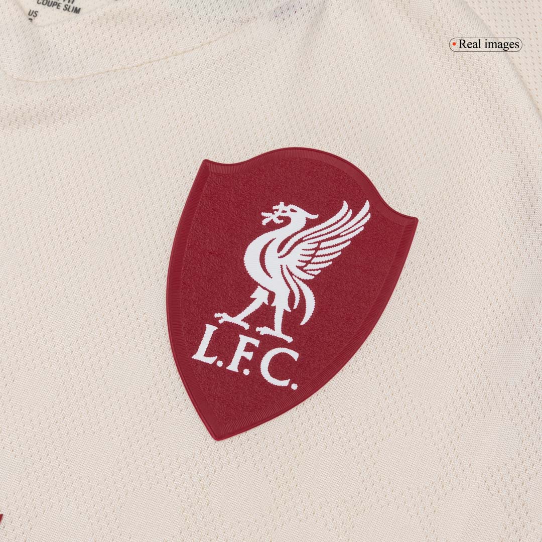 ISAK ##9 Liverpool Mens Away Soccer Jersey 2025/26 White - Player Version