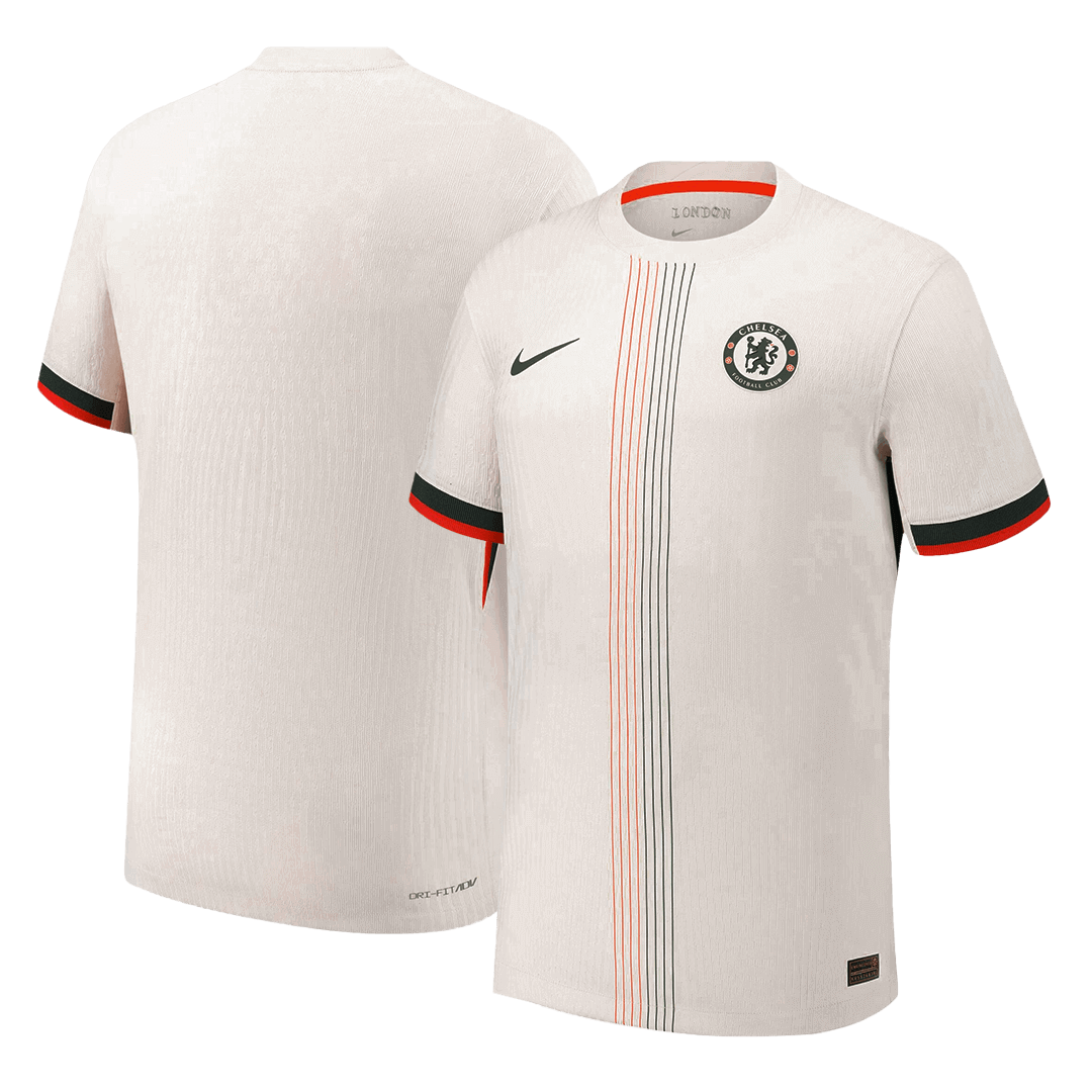 Chelsea Mens Away Soccer Jersey 2025/26 White - Player Version