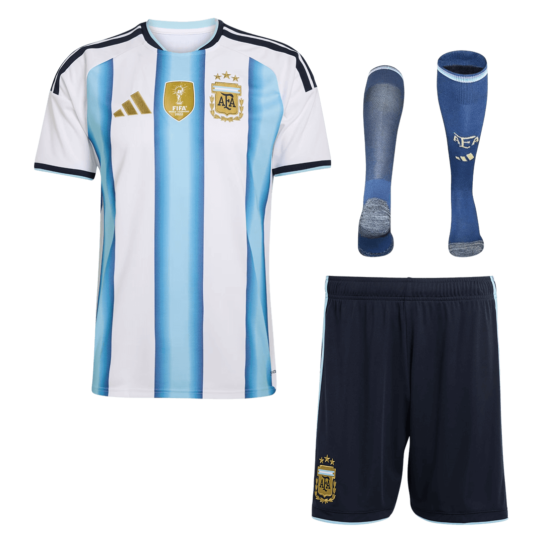 Argentina Mens Home Soccer Full Set World Cup 2026 Blue&White [PREMIUM]
