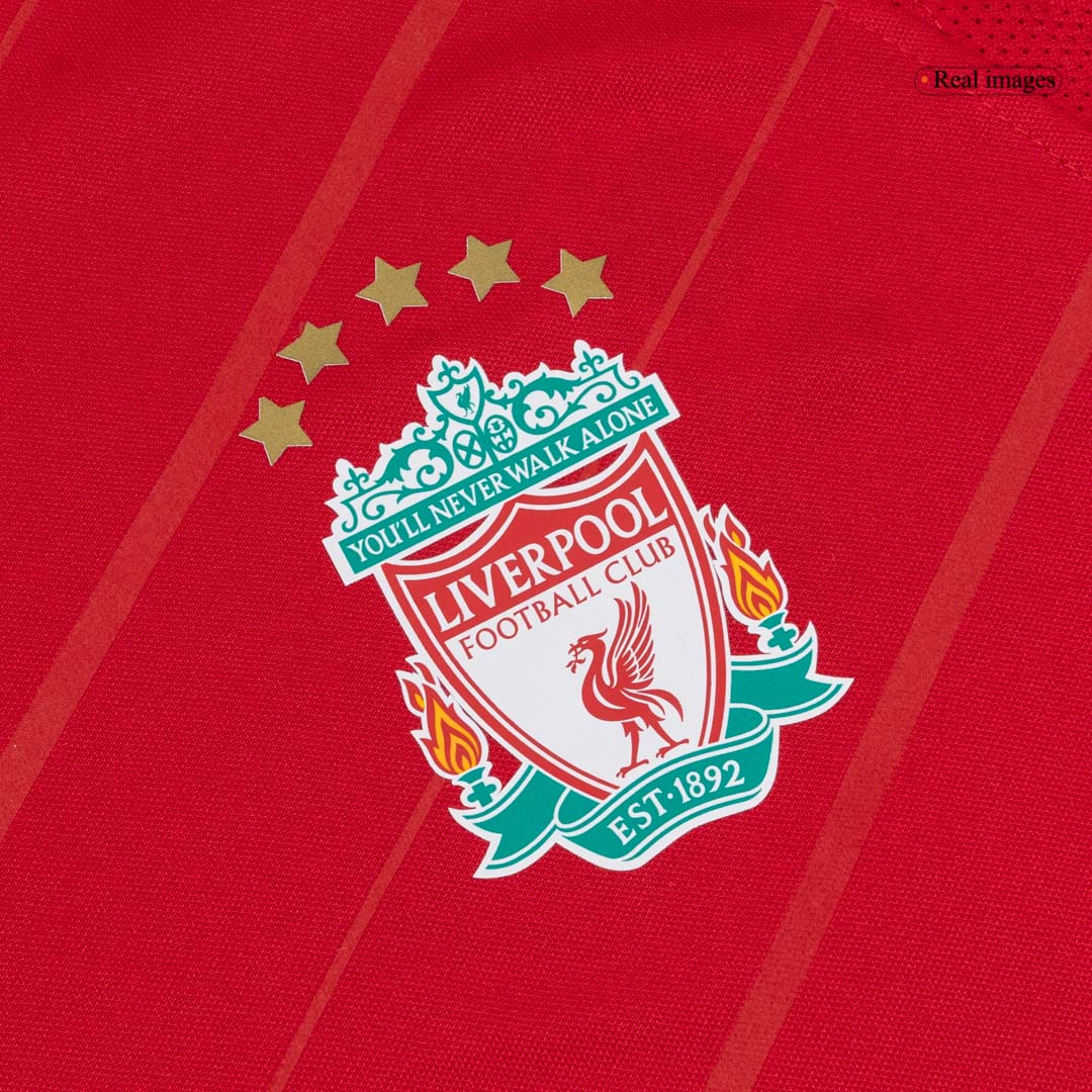 Retro Liverpool Mens Home Soccer Jersey 2005/06 Red