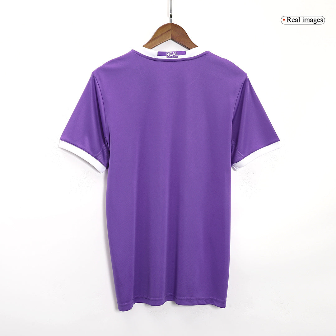 Retro Real Madrid Mens Away Soccer Jersey 2016/17 Purple
