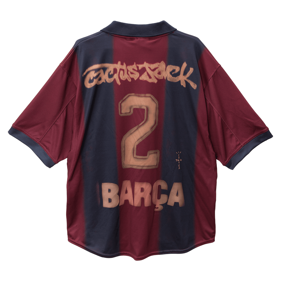 Retro Barcelona Mens Home Soccer Jersey 2000/01 Red&Blue