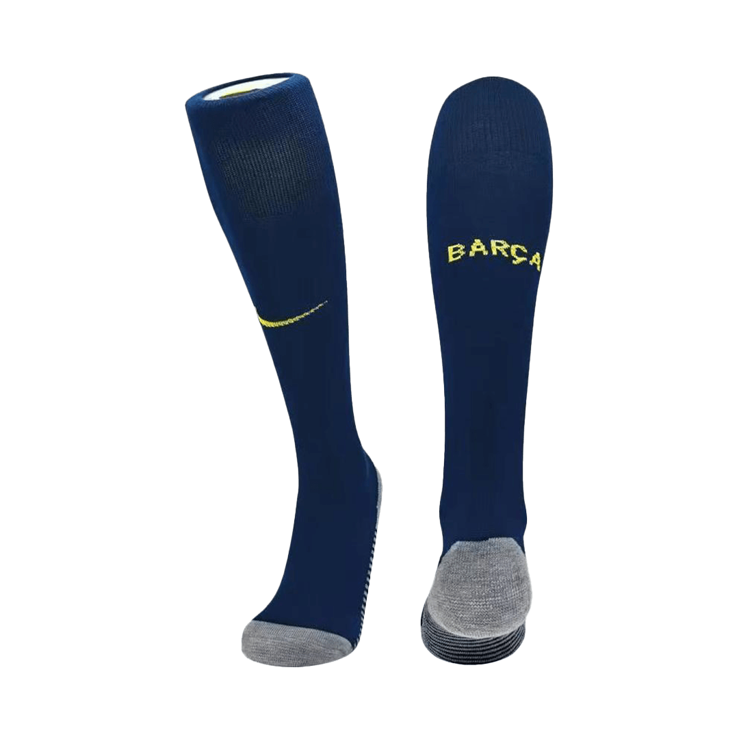 Barcelona Kids Home Soccer Socks 2025/26 Navy [PREMIUM]