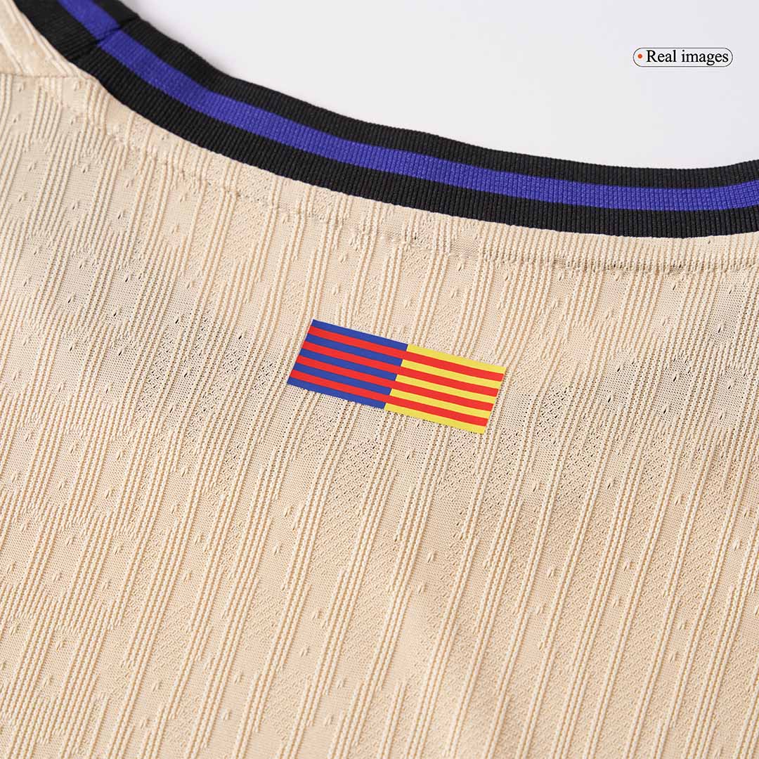 RAPHINHA #11 Barcelona Mens Away Soccer Jersey UCL 2025/26 Yellow - Player Version