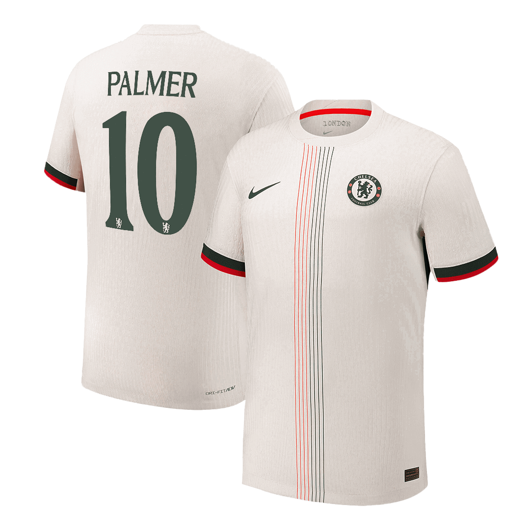 PALMER #10 Chelsea Mens Away Soccer Jersey UCL 2025/26 White - Player Version