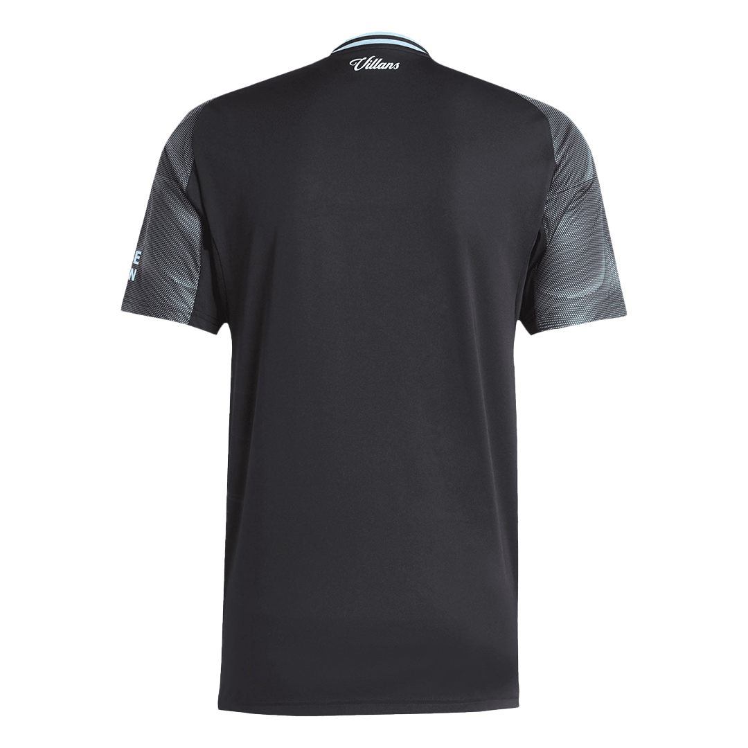 Aston Villa Mens Away Soccer Jersey 2025/26 Black