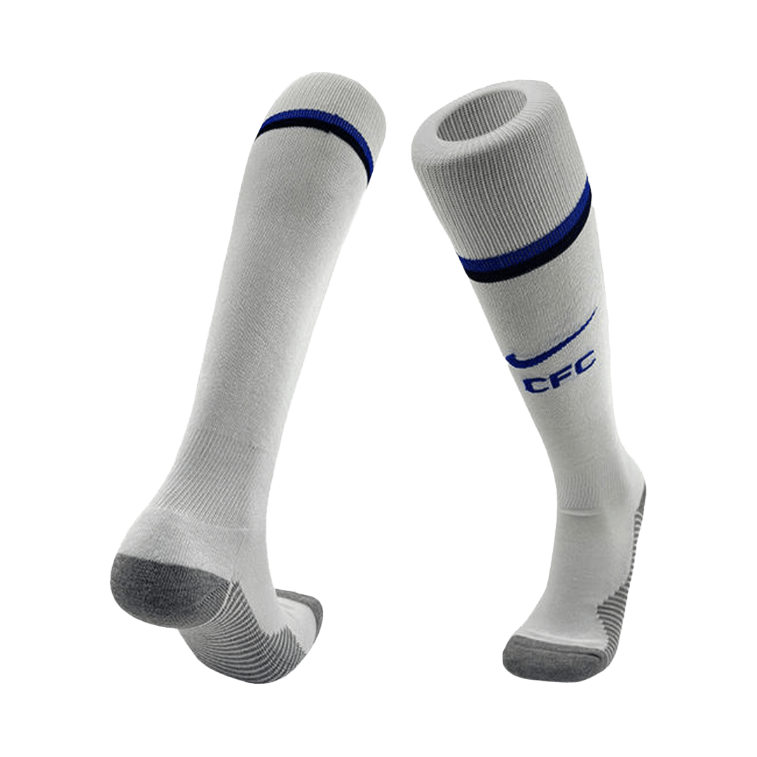 Chelsea Kids Home Soccer Socks 2025/26 White [PREMIUM]