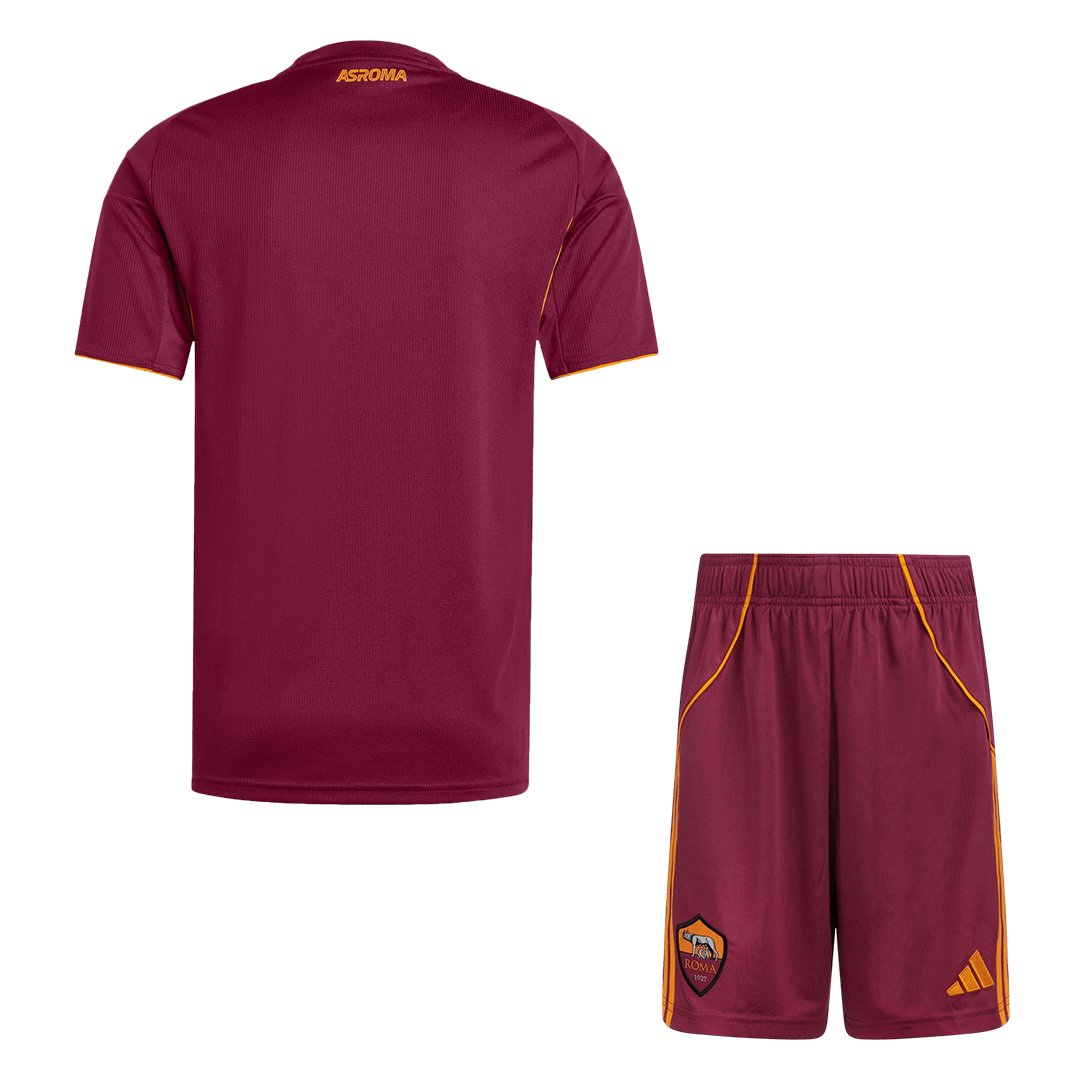 Roma Mens Home Soccer Kit 2025/26 Red
