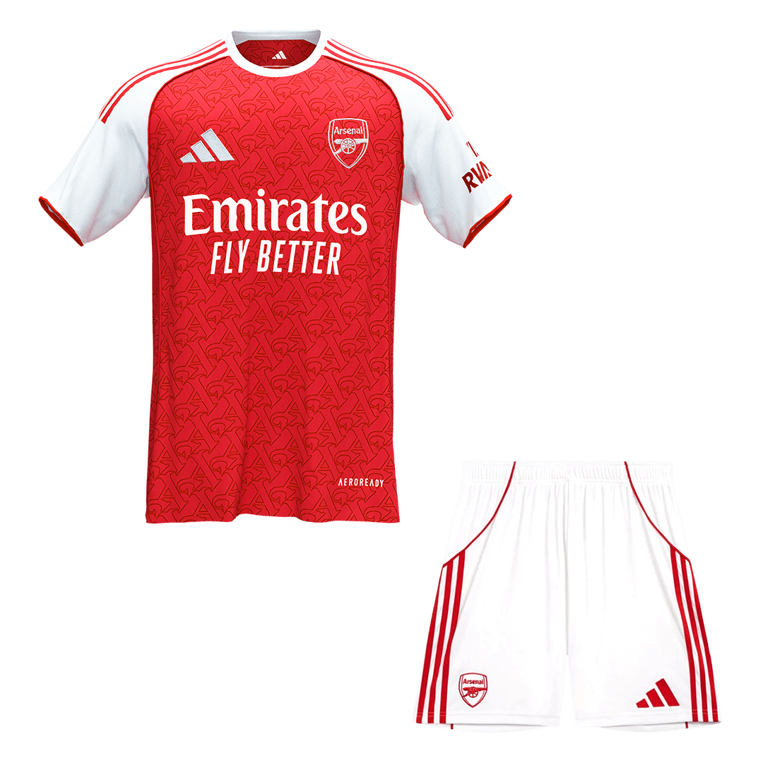 Arsenal Mens Home Soccer Kit 2025/26 Red [PREMIUM]