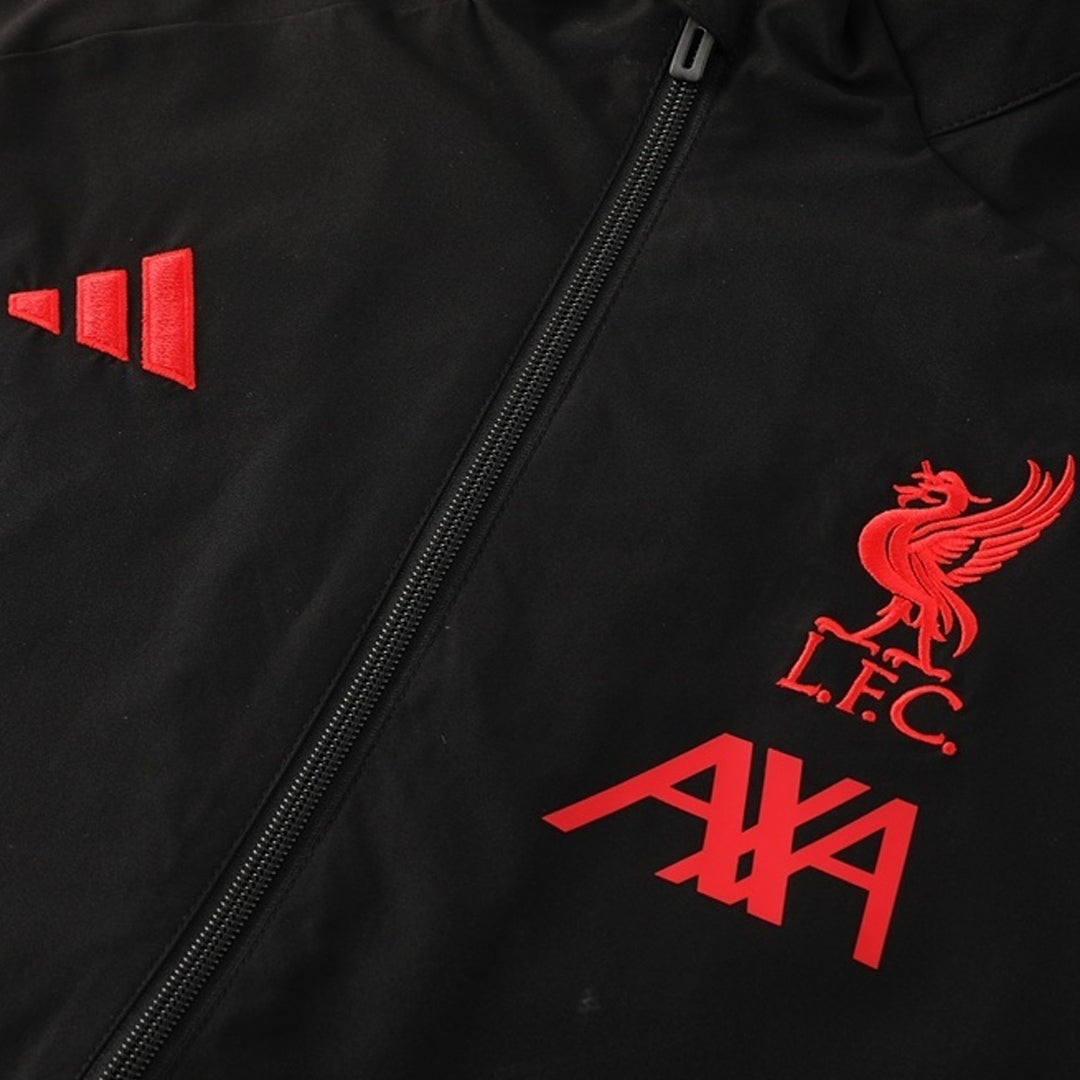 Liverpool Mens Windbreaker Jacket 2025/26 Black