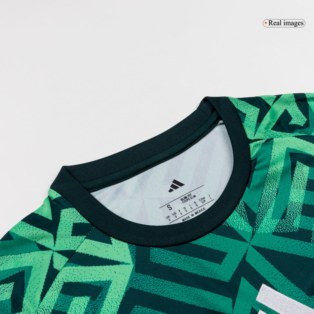 Mexico Mens Pre-Match Soccer Jersey World Cup 2026 Green
